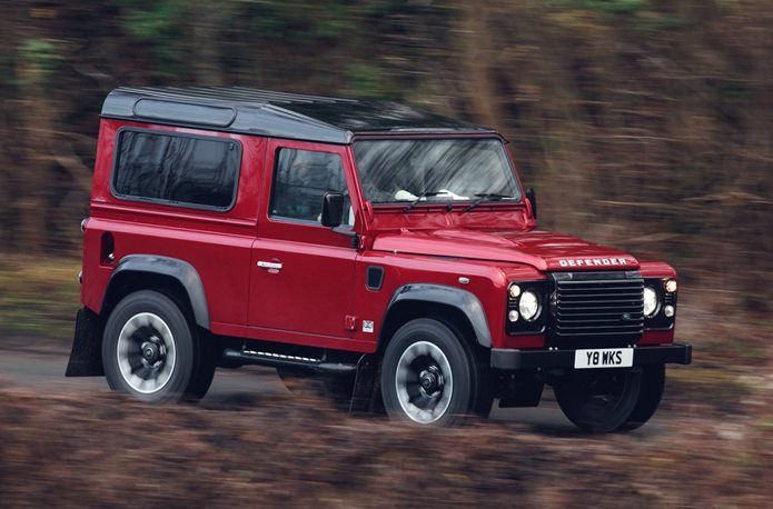 land rover defender works v8