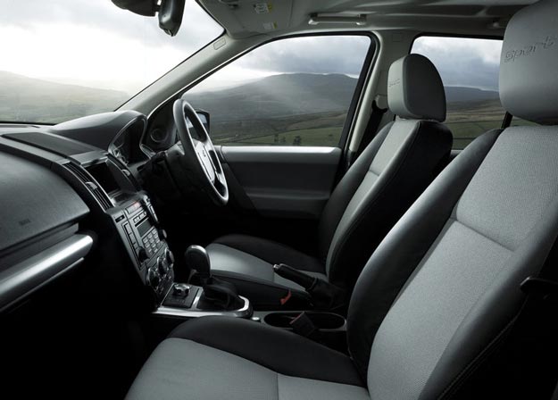 land rover freelander II sport interior