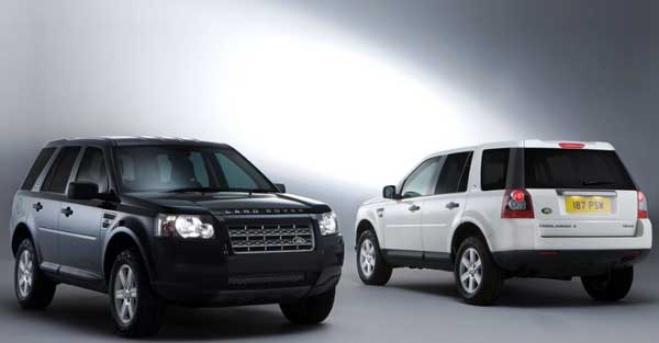 land rover freelander 2 white black