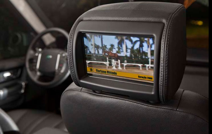 land rover discovery 4 2012 brasil interior tela lcd sistema multi midia banco traseiro