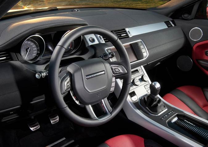 land rover range rover evoque interior painel