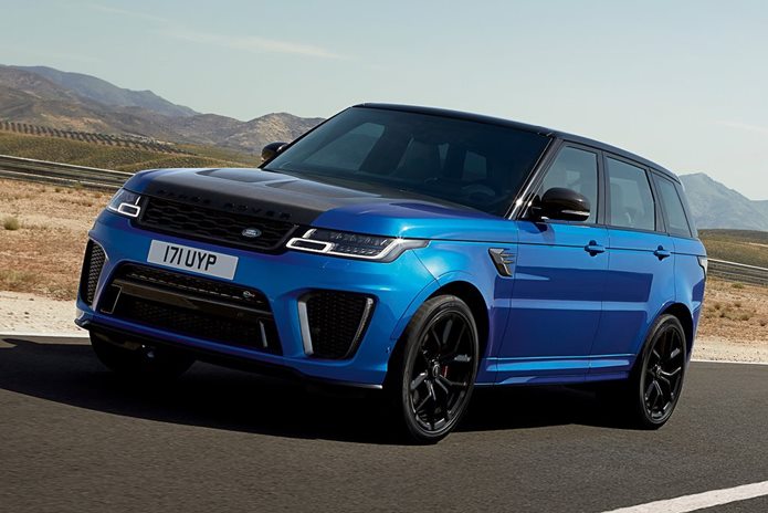 land rover range rover sport SVR 2018