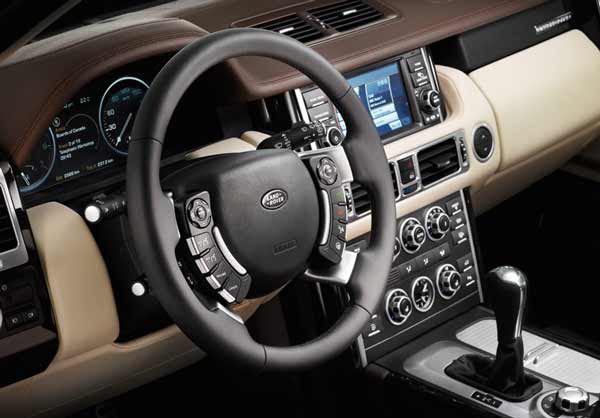 land rover range rover vogue 2010 / interior painel