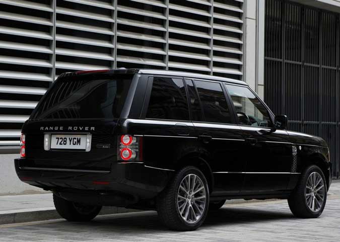 rear view / range rover 2011 autobiography black traseira