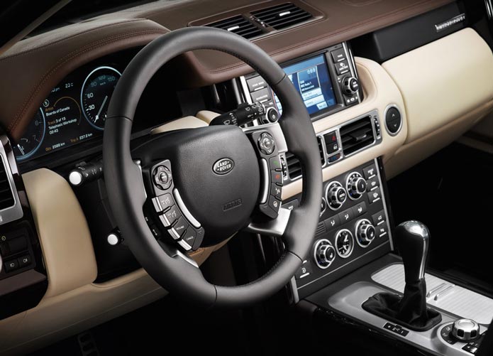 land rover range rover vogue interior