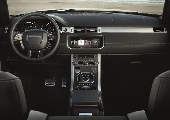 range rover evoque conversivel interior