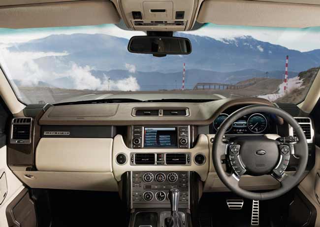 interior land rover range rover 2010