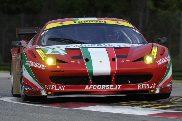 jaime melo le mans series 2011 imola ferrari 458 italia gt