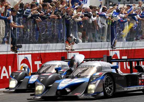 24 hours le mans 2009 peugeot win