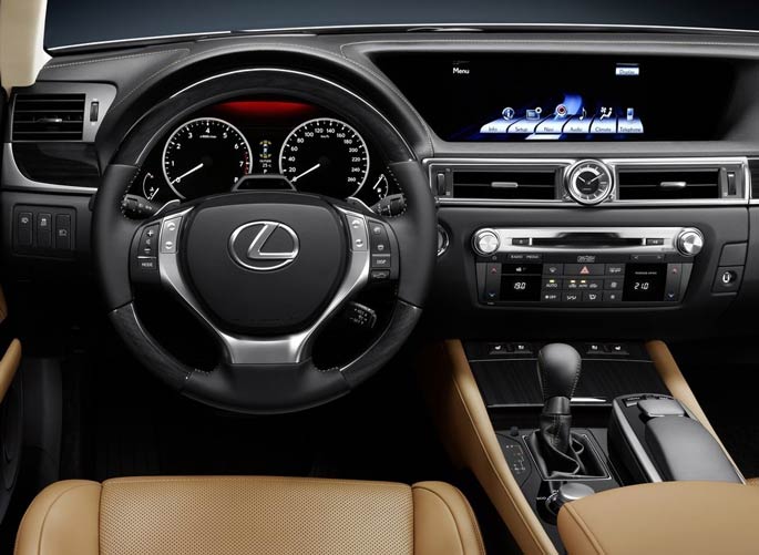 lexus gs 350 2012 interior painel