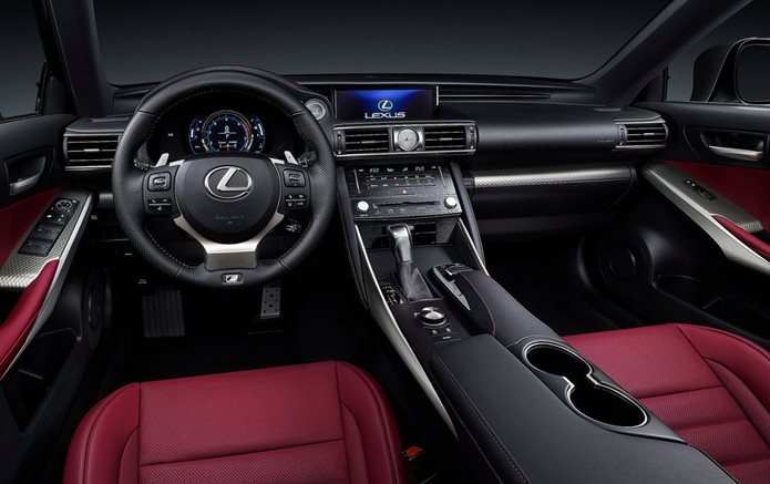 lexus is 2017 interior painel