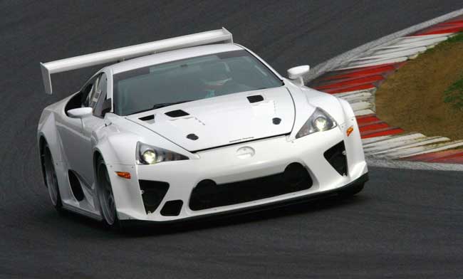 lexus lf-a de corrida