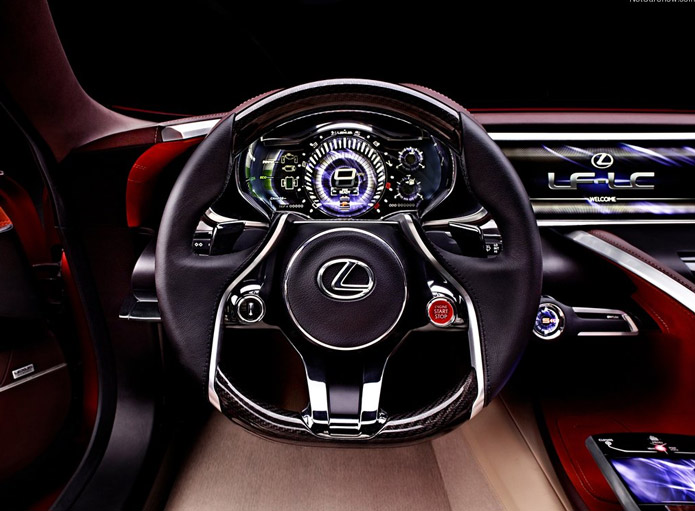 interior lexus lf-lc 2012