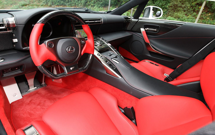 interior lexus lfa