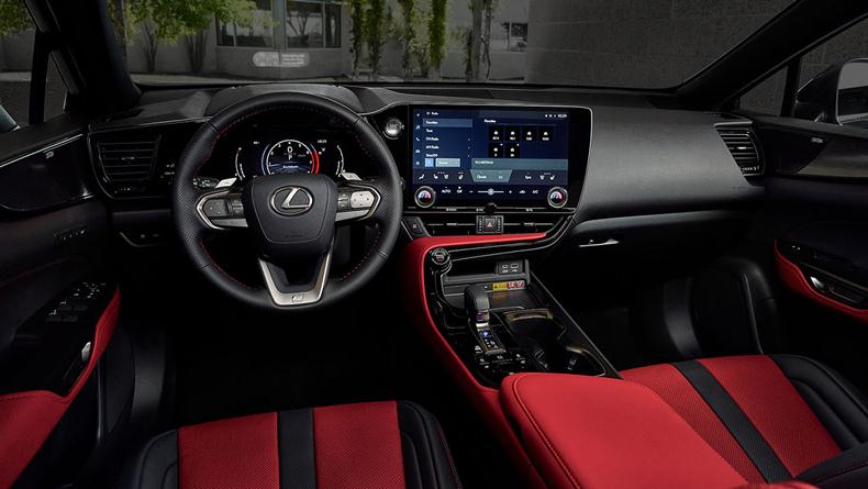 lexus nx 350h 2022 interior painel