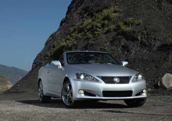 lexus is convertible 2010