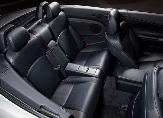 interior lexus is convertible