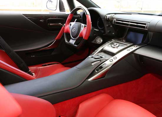 interior lexus lf a 