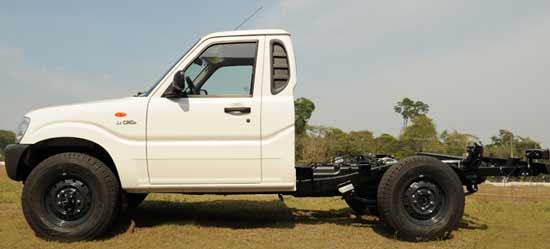 mahindra pick up cabine simples chassi