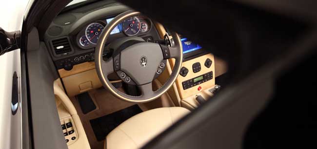 interior maserati quattroporte bellagio fastback