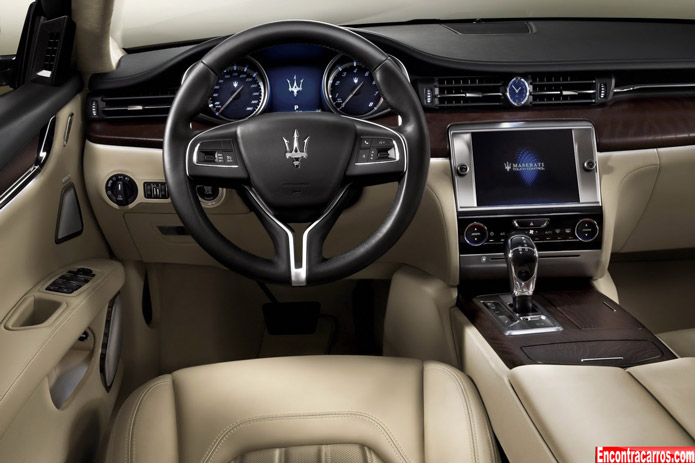 novo maserati quattroporte 2013/2014 interior painel