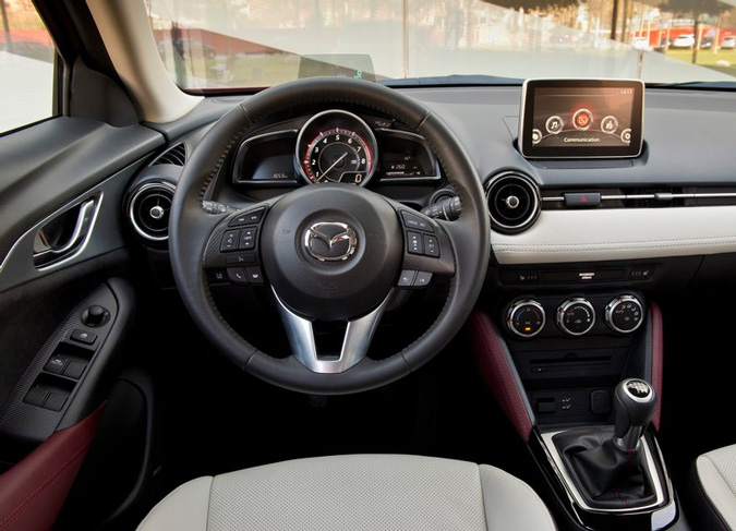 mazda cx-3 2016 interior