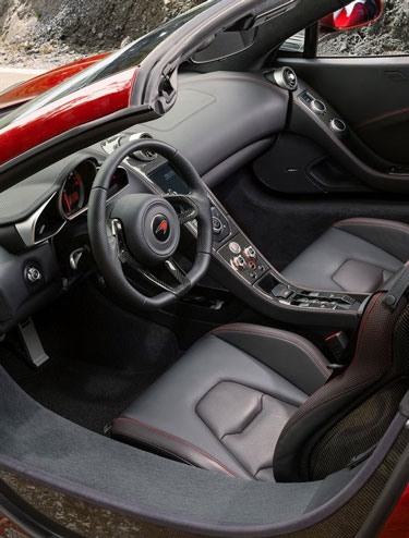 interior mclaren mp4-12c spider