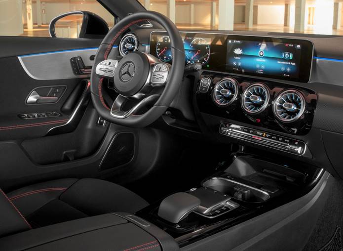 novo mercedes a200 sedan 2020 interior