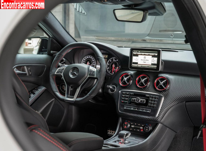 mercedes a45 amg interior painel