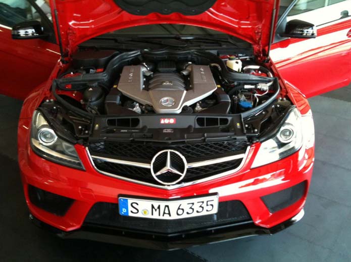 mercedes c63 amg black series motor