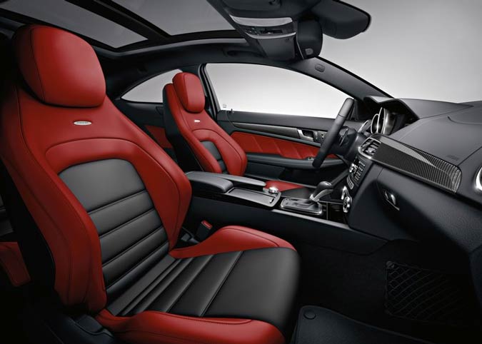 interior mercedes c63 amg coupe