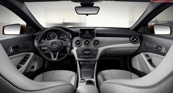 mercedes cla interior painel