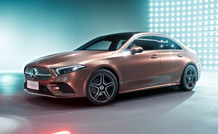 novo mercedes classe a sedan versão chinesa