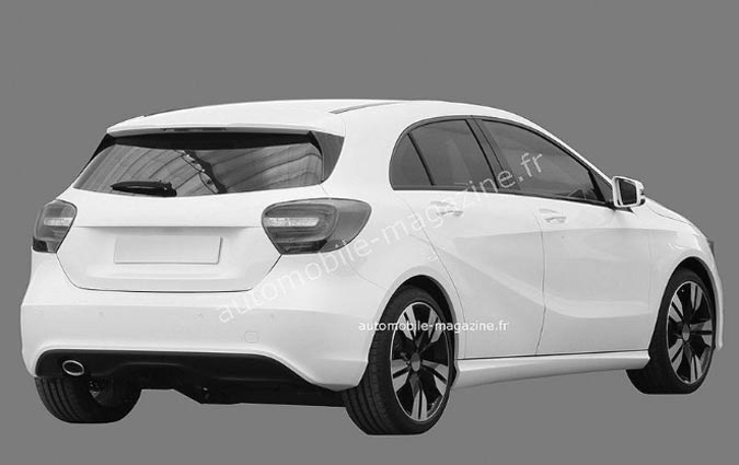 mercedes classe a 2012 traseira - 2012 mercedes a class rear view