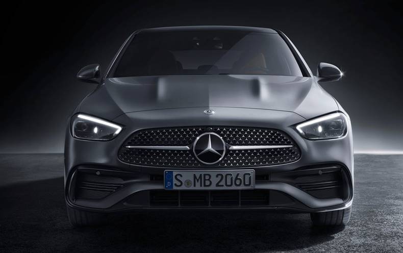 novo mercedes classe c 2022 frente