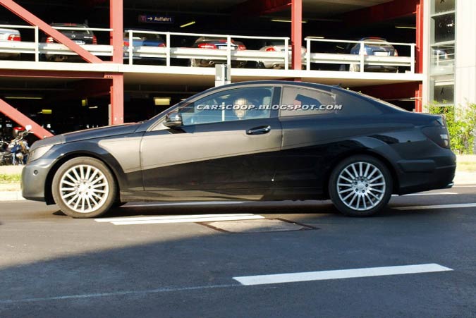 mercedes classe c coupe spy