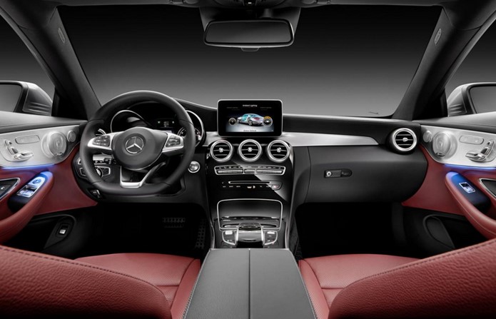 mercedes classe c coupe 2016 interior painel