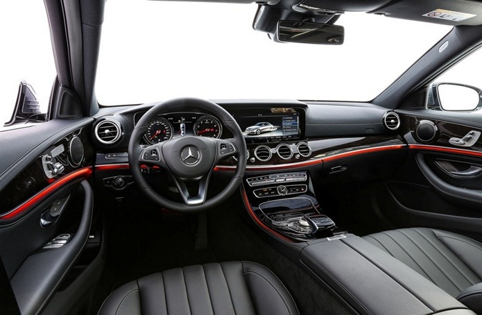 novo mercedes classe e 2017 interior painel