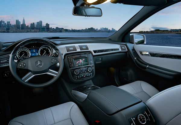 interior novo mercedes classe r