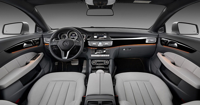 interior cls shooting brake interior painel