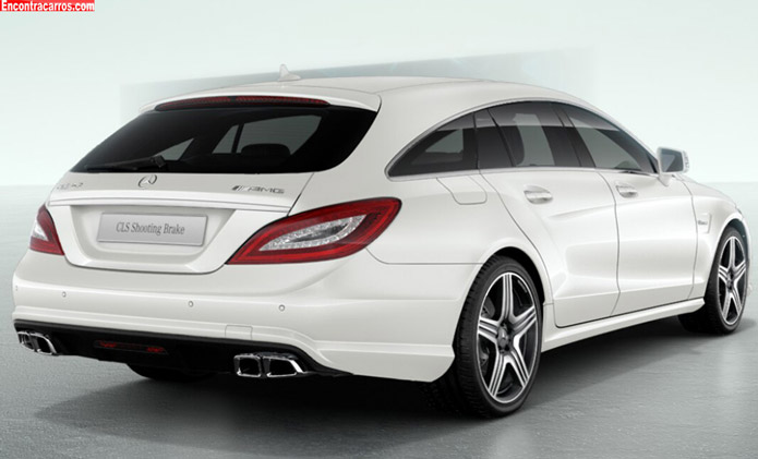 mercedes cls 63 amg shooting brake traseira