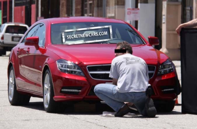 mercedes cls 2012 spy