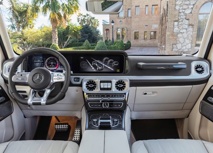 mercedes g63 amg 2019 interior painel