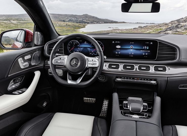 mercedes gle 2021 interior painel