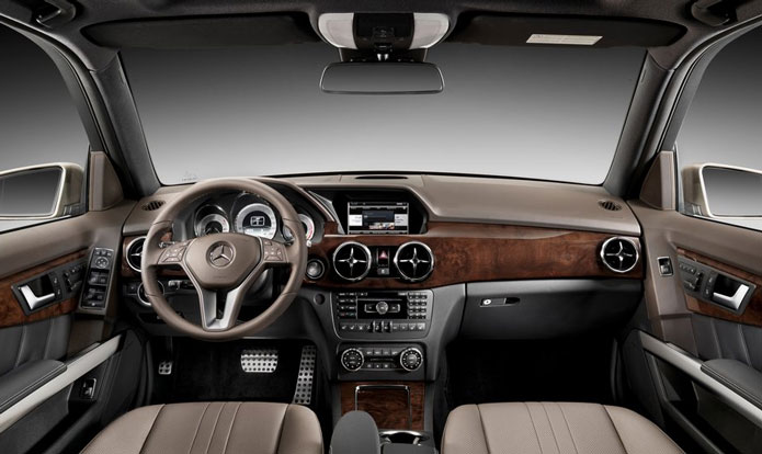 mercedes glk 2013 interior painel