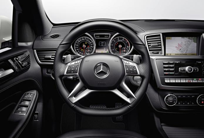 mercedes ml 63 amg 2012 2013 interior painel dashboard