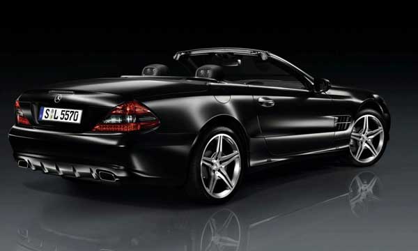 mercedes sl night edition