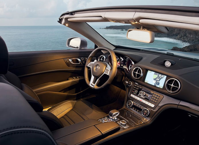 mercedes sl63 amg 2013 interior painel