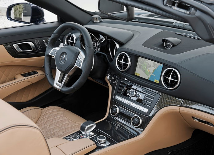 mercedes sl 65 amg 2013 interior painel