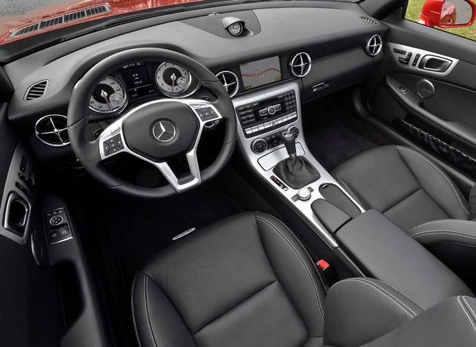 interior novo mercedes slk